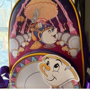 Disney Loungefly Purple and Pink Backpack